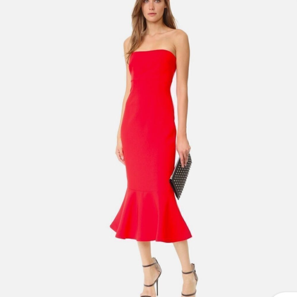 Cinq a Sept Red Luna Formal Dress size 0